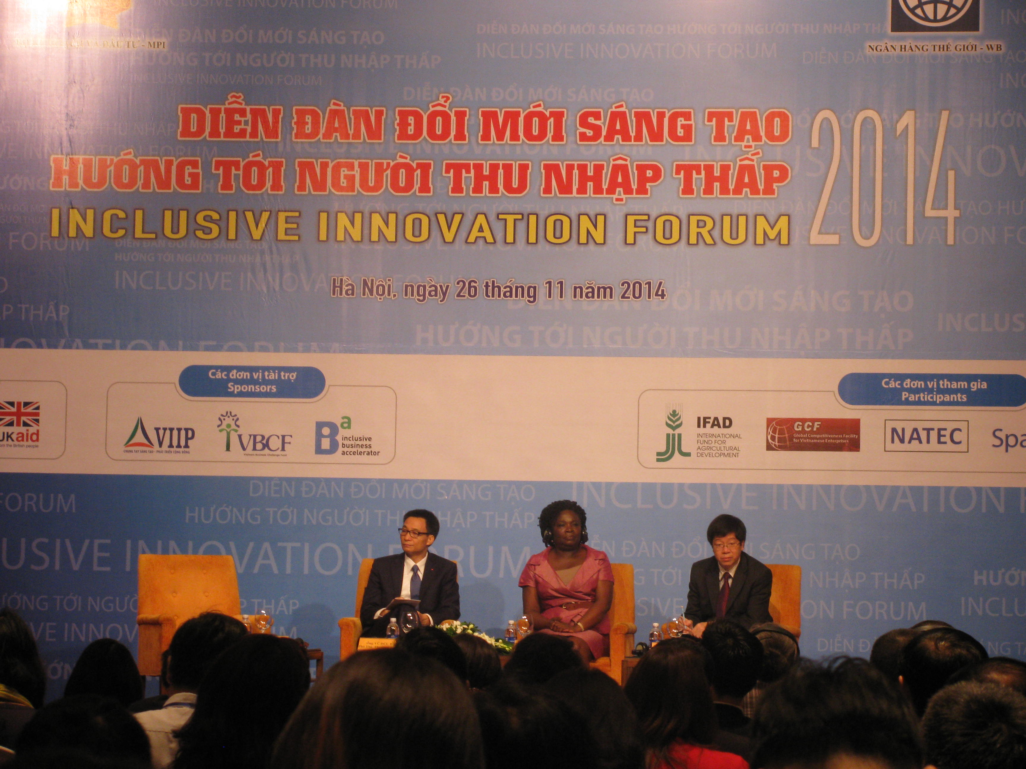 Diễn đàn đổi mới sáng tạo hướng tới người thu nhập thấp 2014